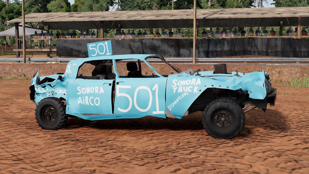 BeamNG Demolition Derby Individual Parts Repair Menu Tutorial (Basics)