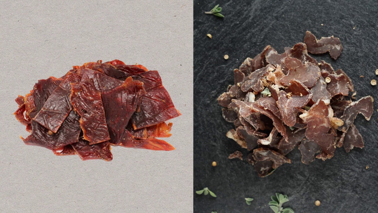 What is the difference between biltong and beef jerky?