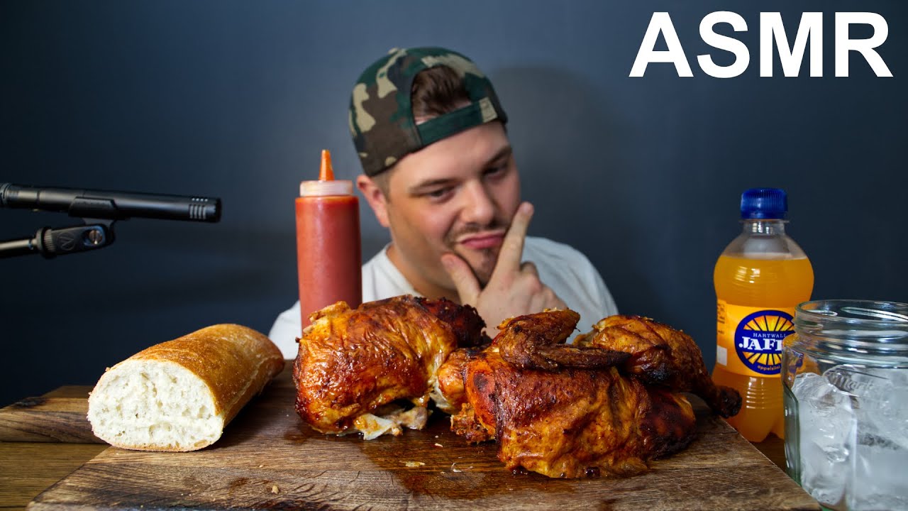 ASMR WHOLE CHICKEN EATING | WHOLE ROTISSERIE CHICKEN MUKBANG