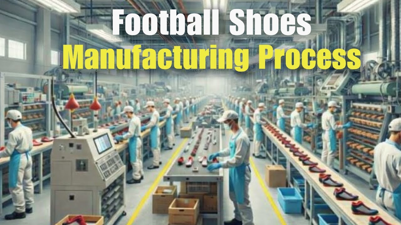 Modern Football Shoe Manufacturing Process ⚽ | How Soccer Boots Are Made in Factory