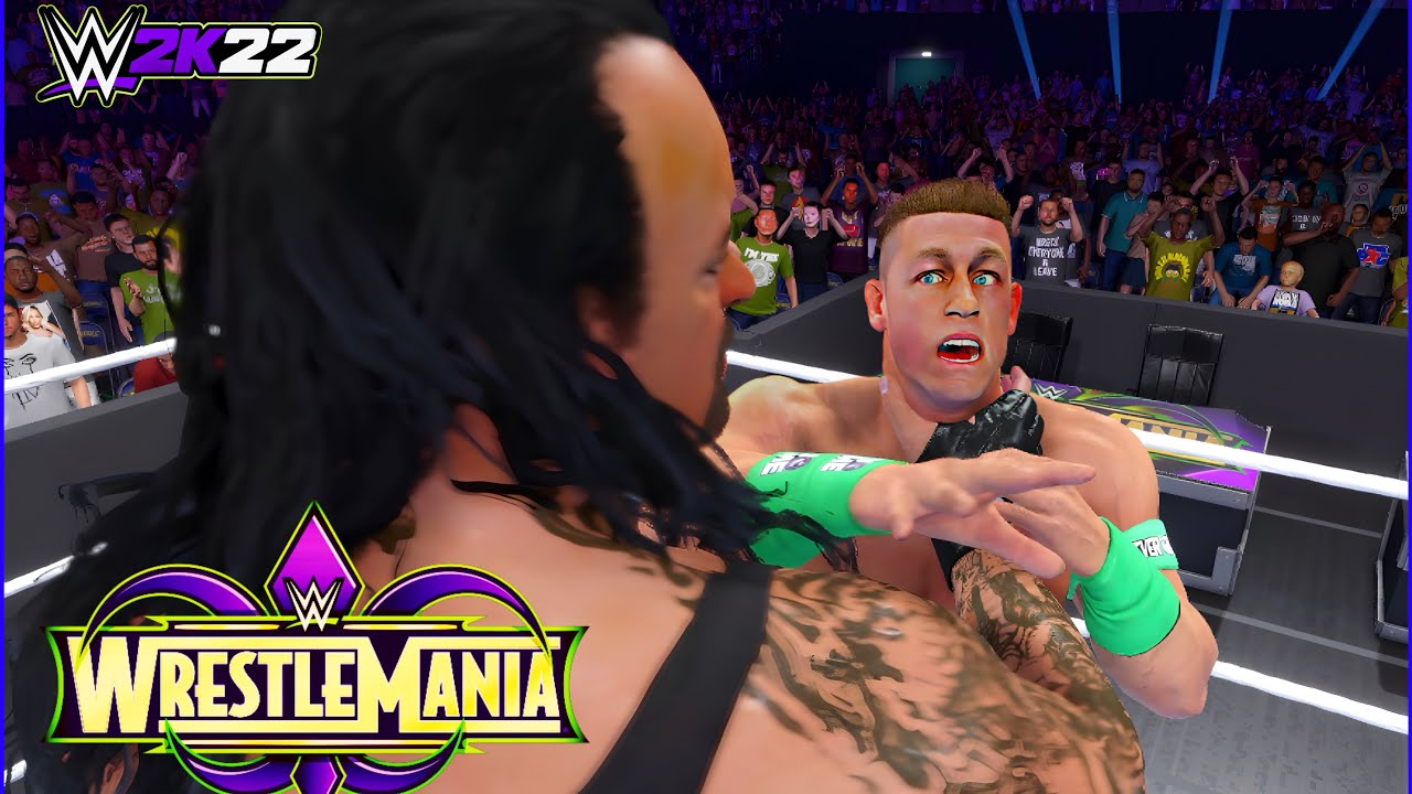 Mind-Blowing Recreation of John Cena vs Undertaker at WrestleMania 34 on WWE2k22 - Must See!