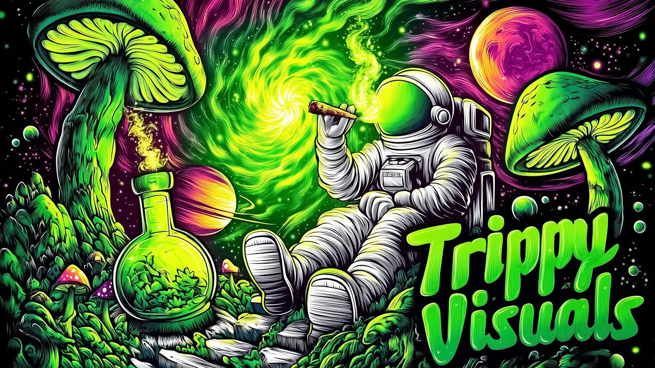 Psy Dub Mix | Trippy Visuals + Magic Mushroom Animation | Psychedelic Video