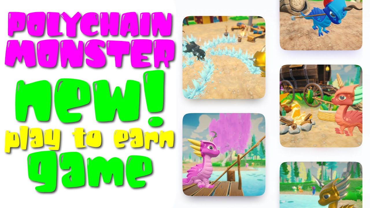 POLYCHAIN MONSTERS  - PLAY TO EARN, 3D RPG WORLD! NEW NFT GAME, TOP NFT GAMES! POLKAMON GAME!