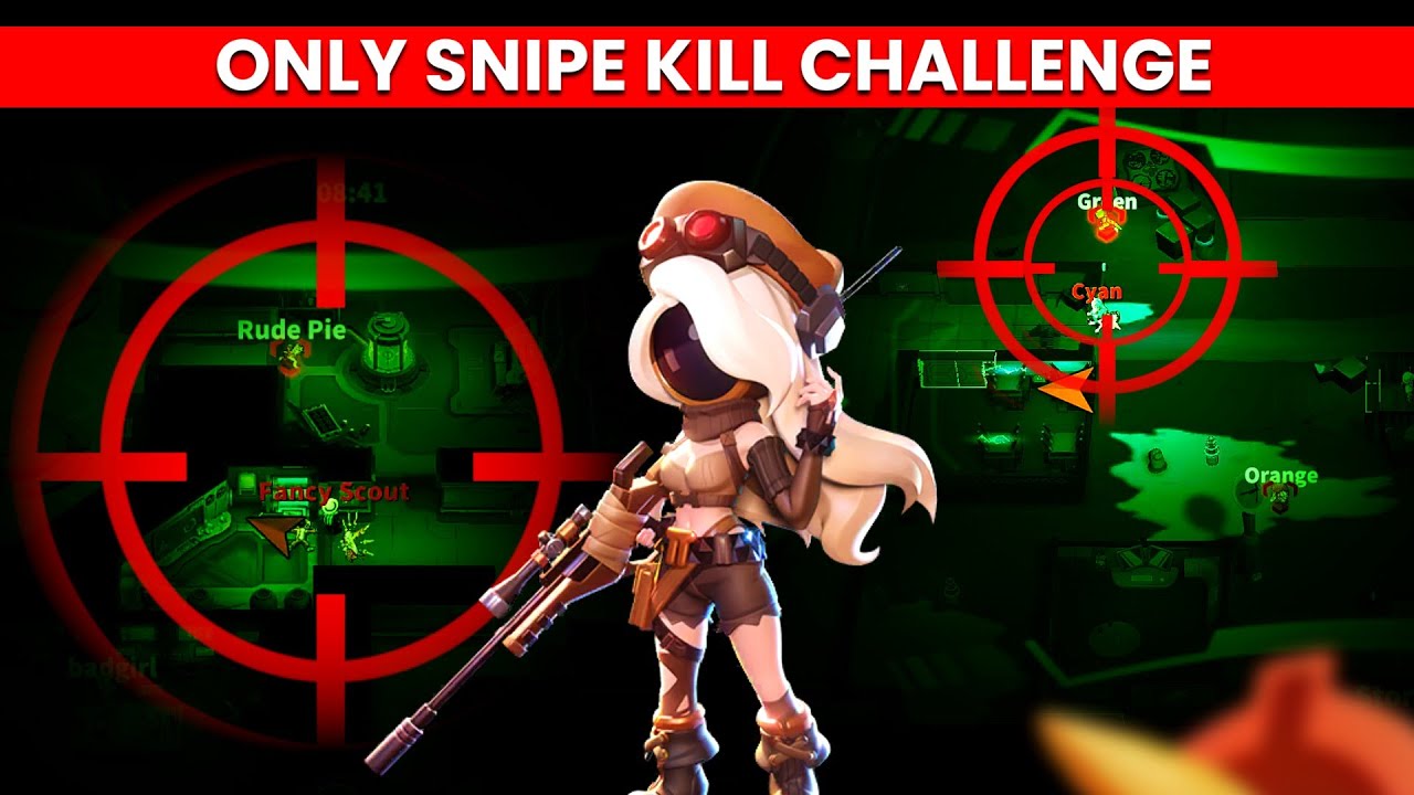 Only snipe kill challenge | supersus sniper gameplay || Virus_Eleven ||