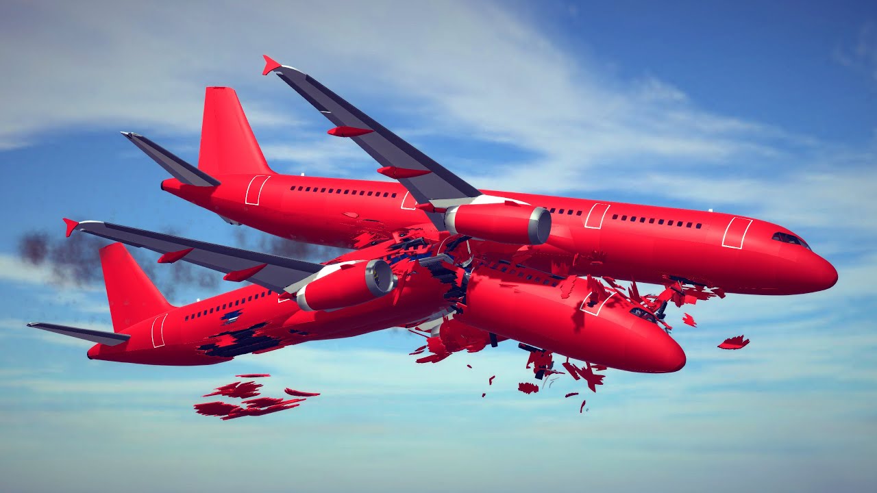Midair Collisions, Airplane Crashes & Dogfights #6 | Besiege