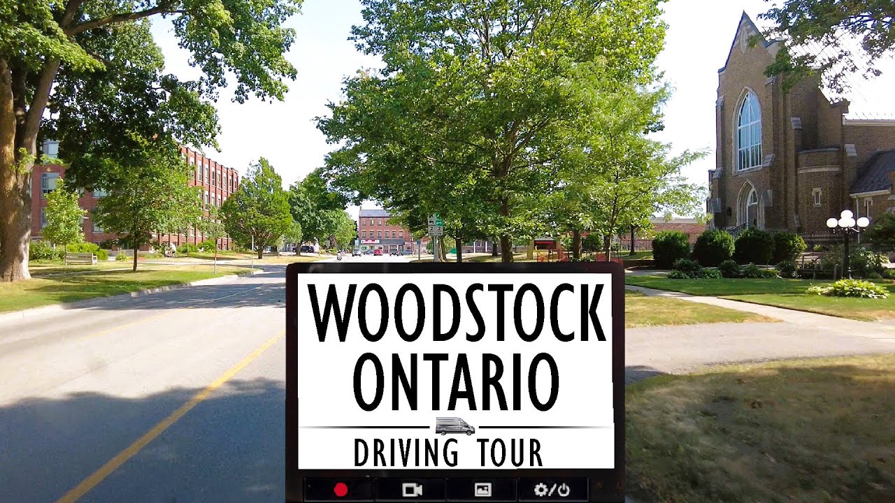 Woodstock, Ontario in 4K: A Scenic Drive | Discover the Heart of Oxford County 🚗🍁