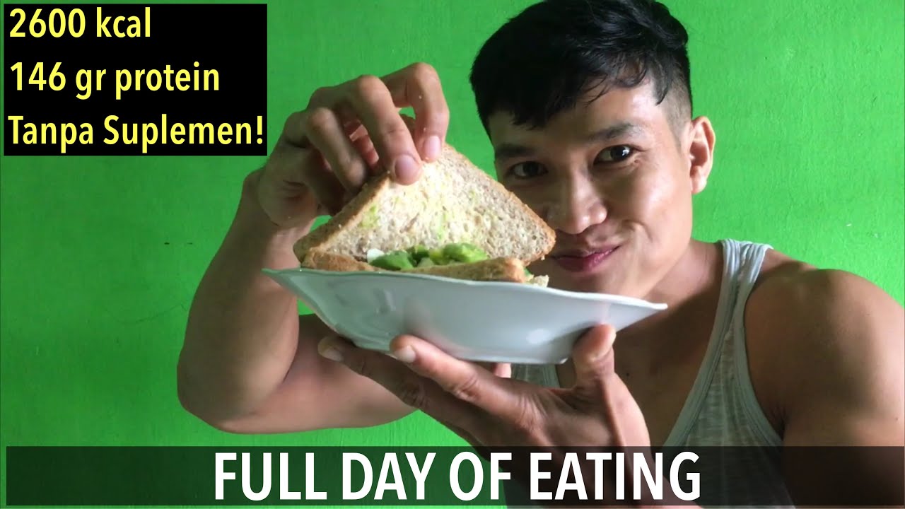 CARA NAIK BERAT BADAN || FULL DAY OF EATING BULKING TANPA SUPLEMEN!