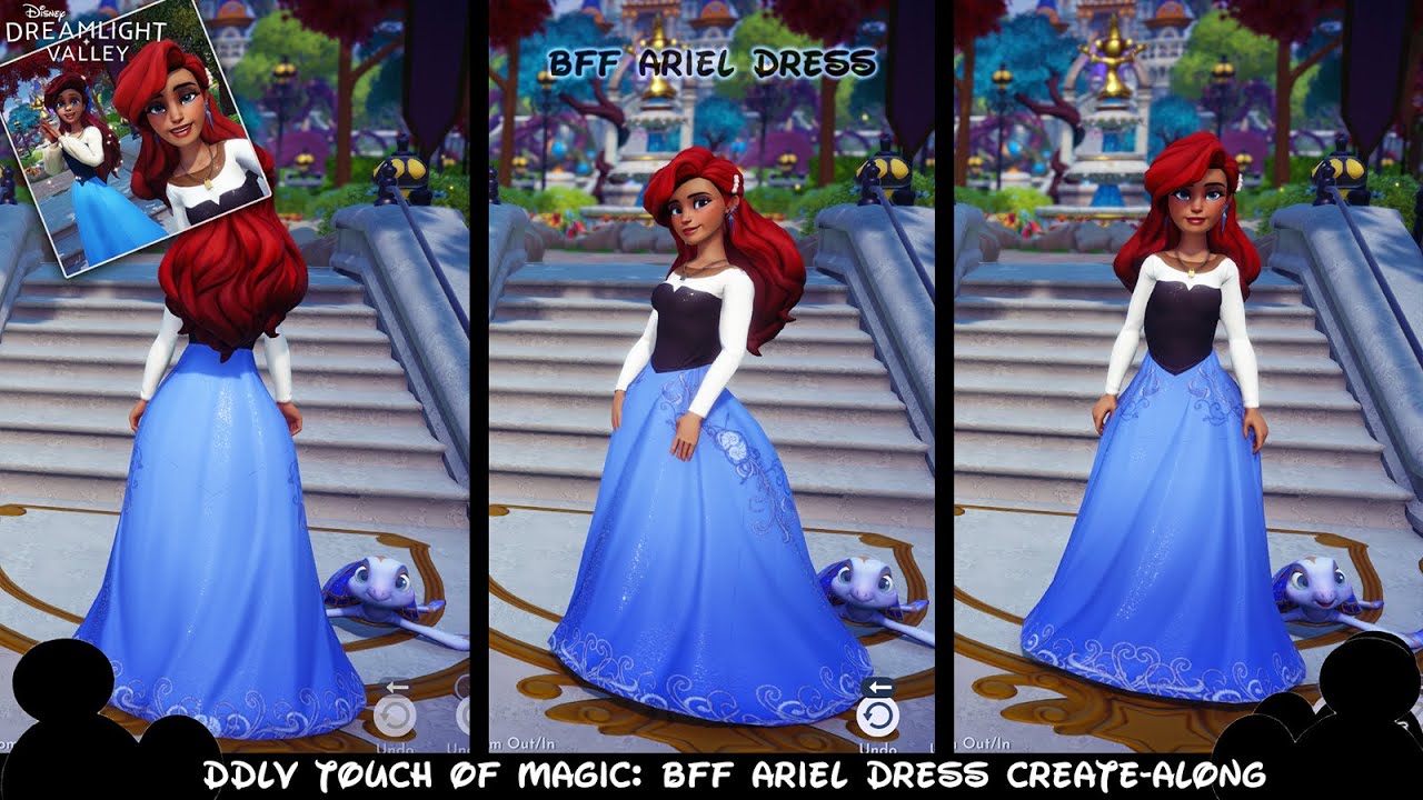 Disney Dreamlight Valley - Ariel's Blue Dress (BFF Collection) Create-Along!