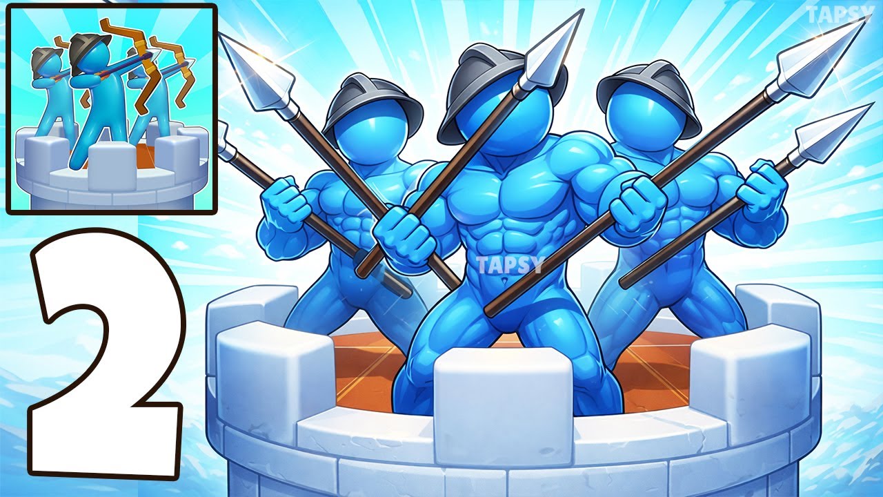 🏹Archery Bastions Castle War Gameplay Walkthrough Part 2 – Epic Battles! (Android,iOS)