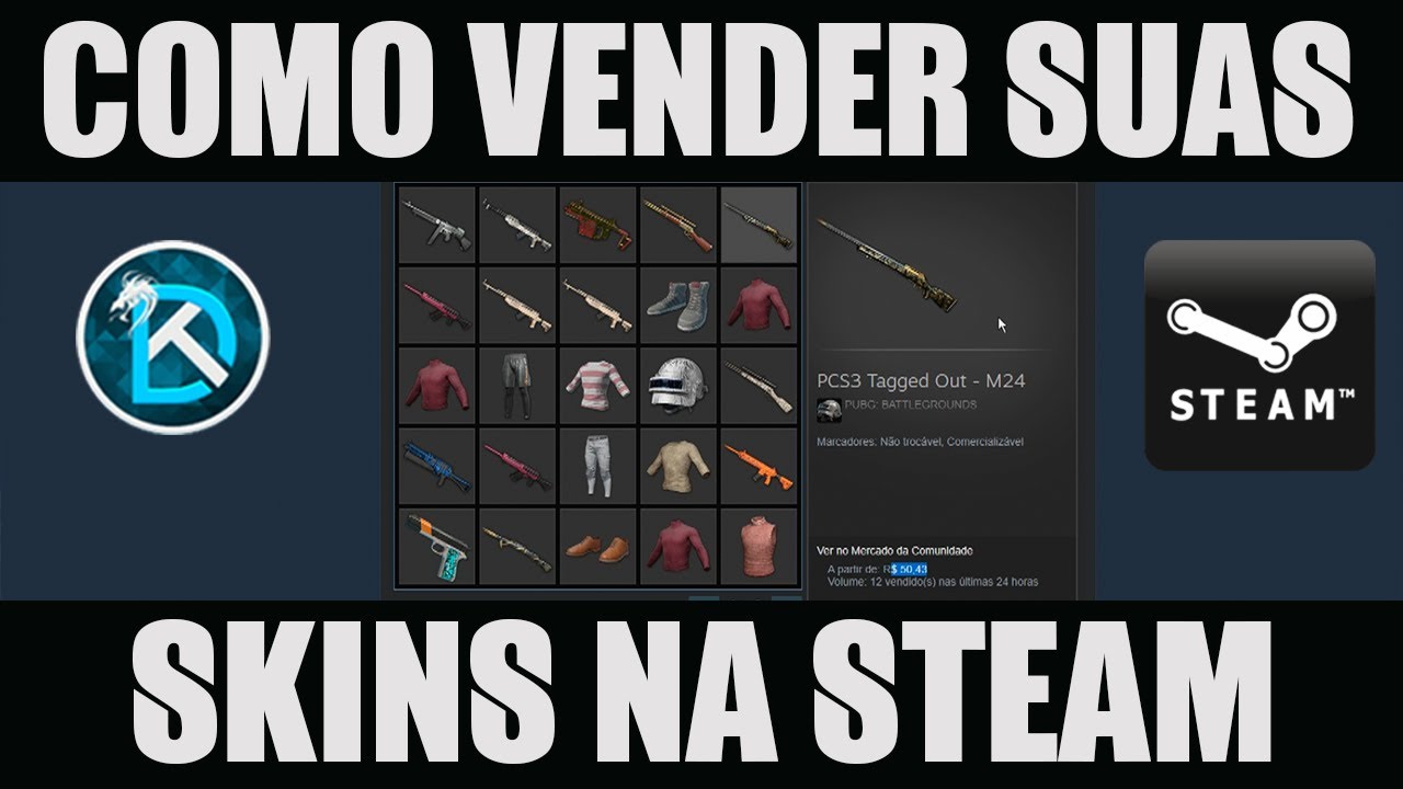Como vender Skins na Steam