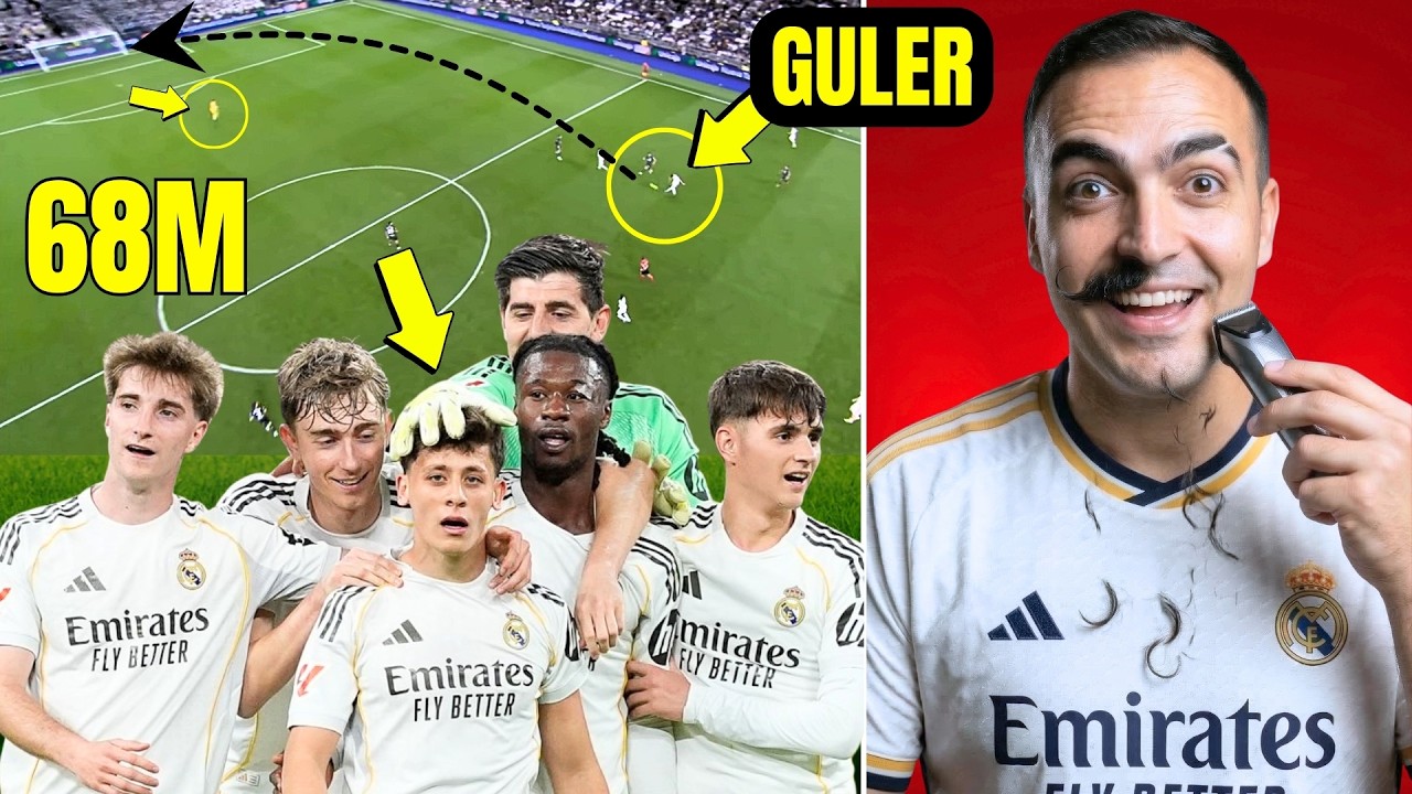 🔥 Arda Güler 68M'den Gol Attı, La Liga Rekoru Kırdı 😱 | 35 Maç Sonra Bıyıklarımı Kestim