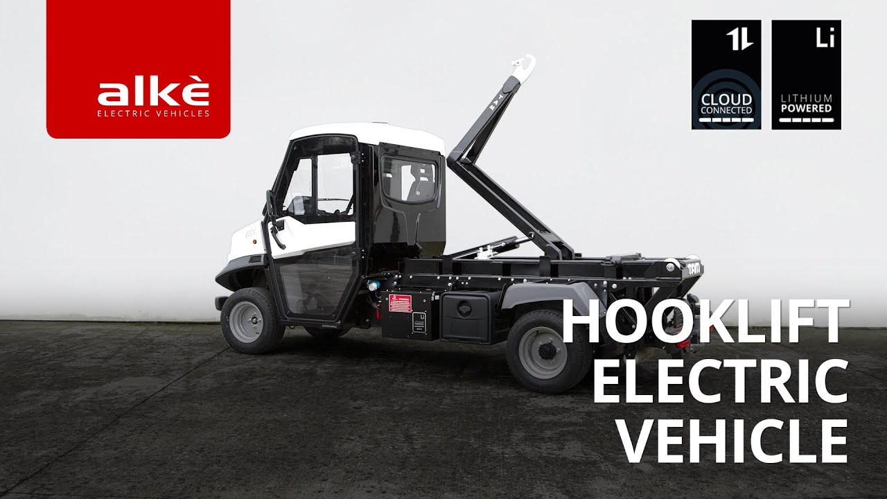 Hooklift electric vehicle Alk&egrave; | Work more efficiently!