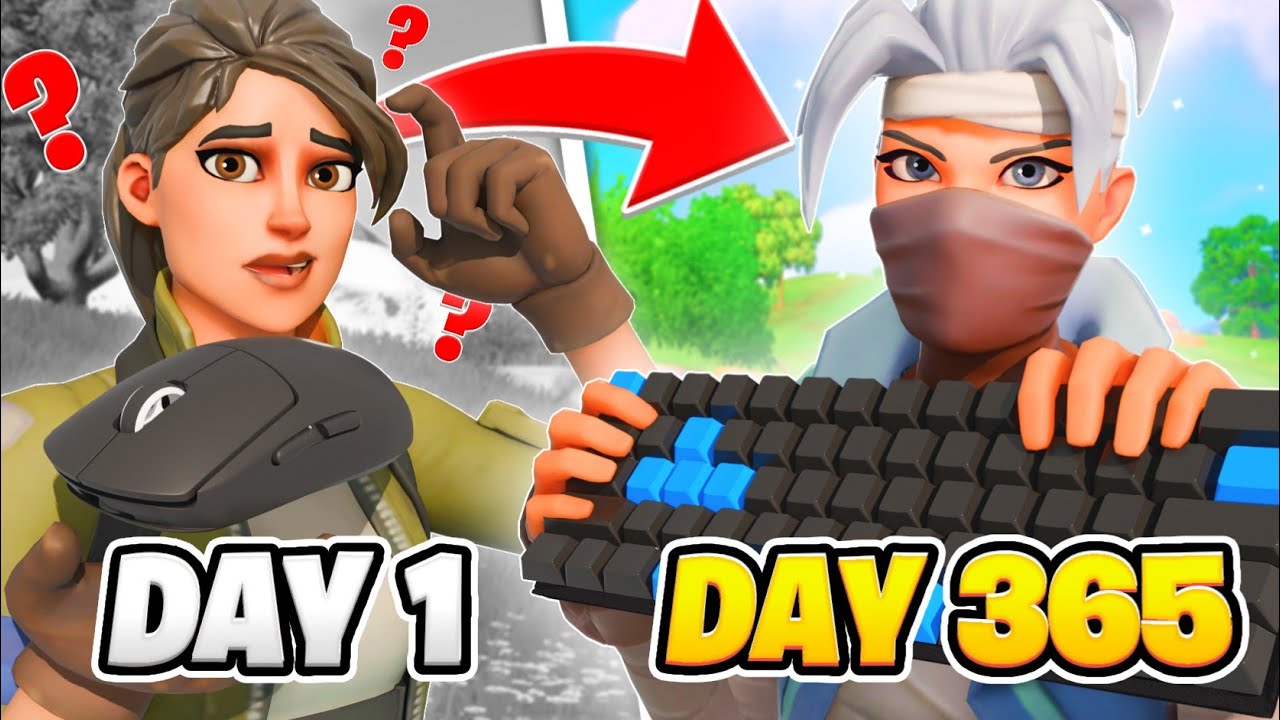 1 ГОД перехода с контроллера на клавиатуру и мышь! (Fortnite Controller to KBM)