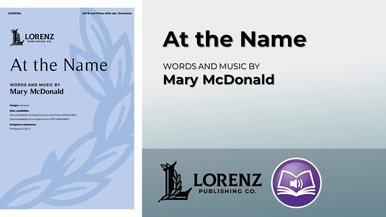 At the Name | Mary McDonald