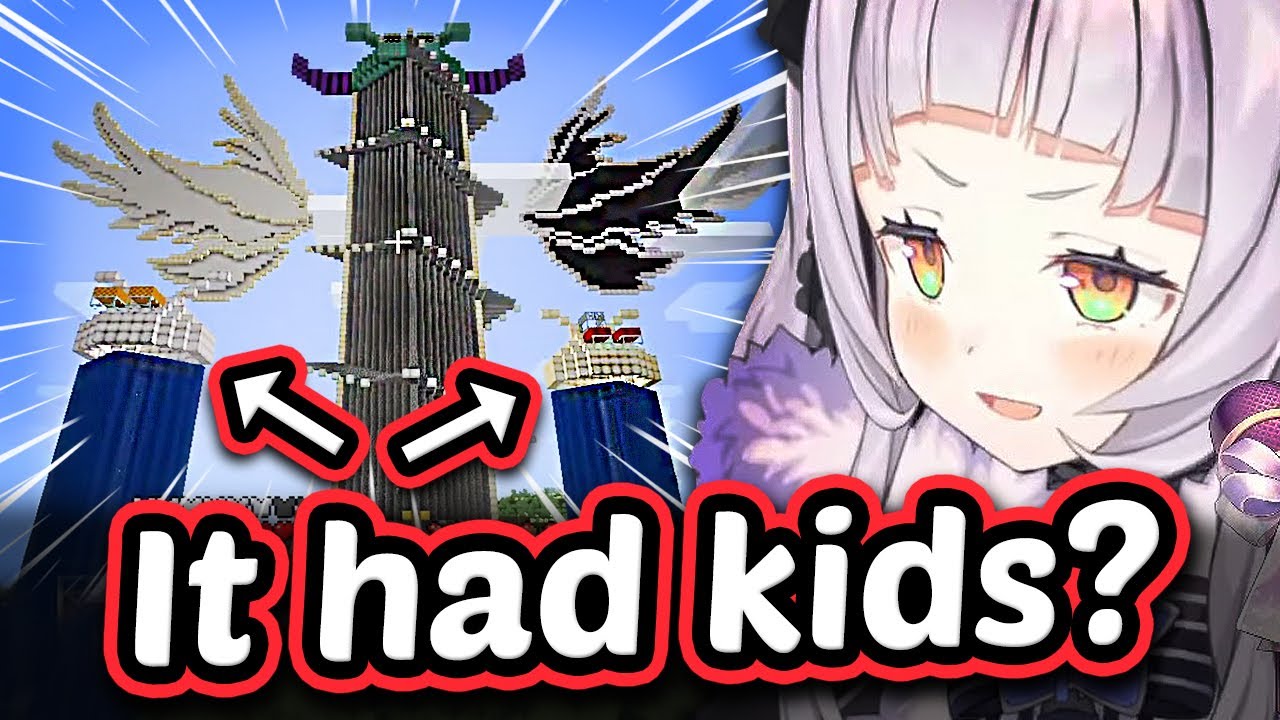 Shion's FULL REACTION to Pekora's Tower & Warden - New Holoserver Minecraft 【ENG Sub Hololive】