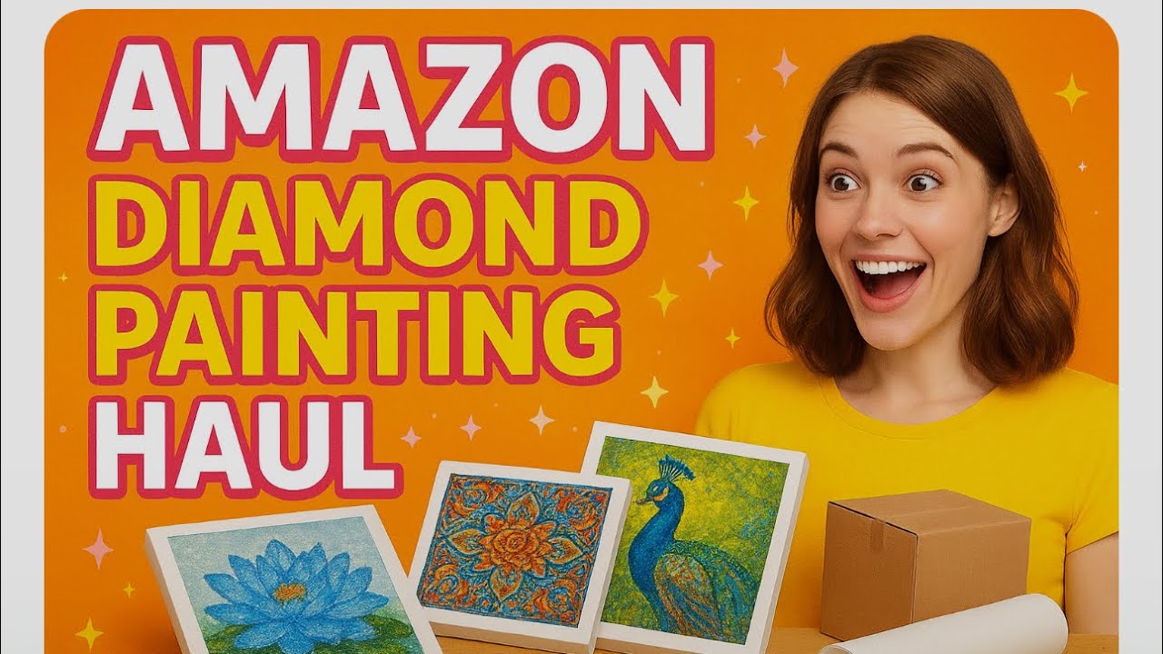 * Покупки на Amazon для алмазной живописи ✨ Распаковка и обзор алмазной живописи
