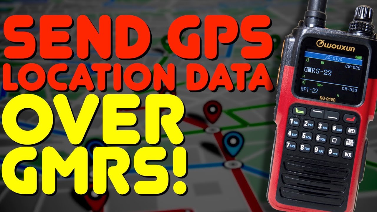 Как использовать GPS на любительских радиостанциях Wouxun KG-Q10G GMRS и KG-Q10H — передача GPS п...