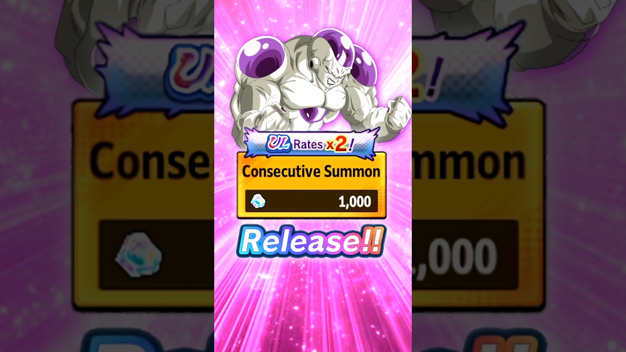 Ultra FP Frieza Summons😭💔! Can I Pull Him In 33K CC? (DB Legends) #dblegends #dbl #shorts