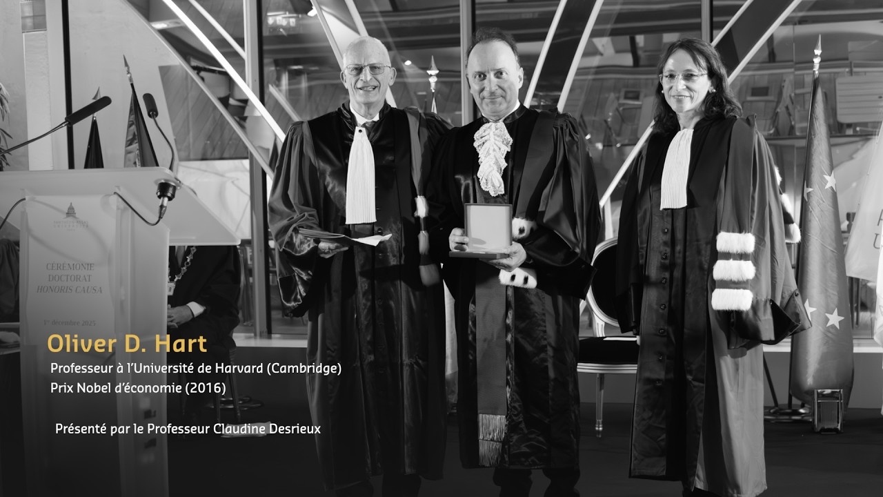 Doctorat honoris causa 2026 - Discours d’Oliver D. Hart