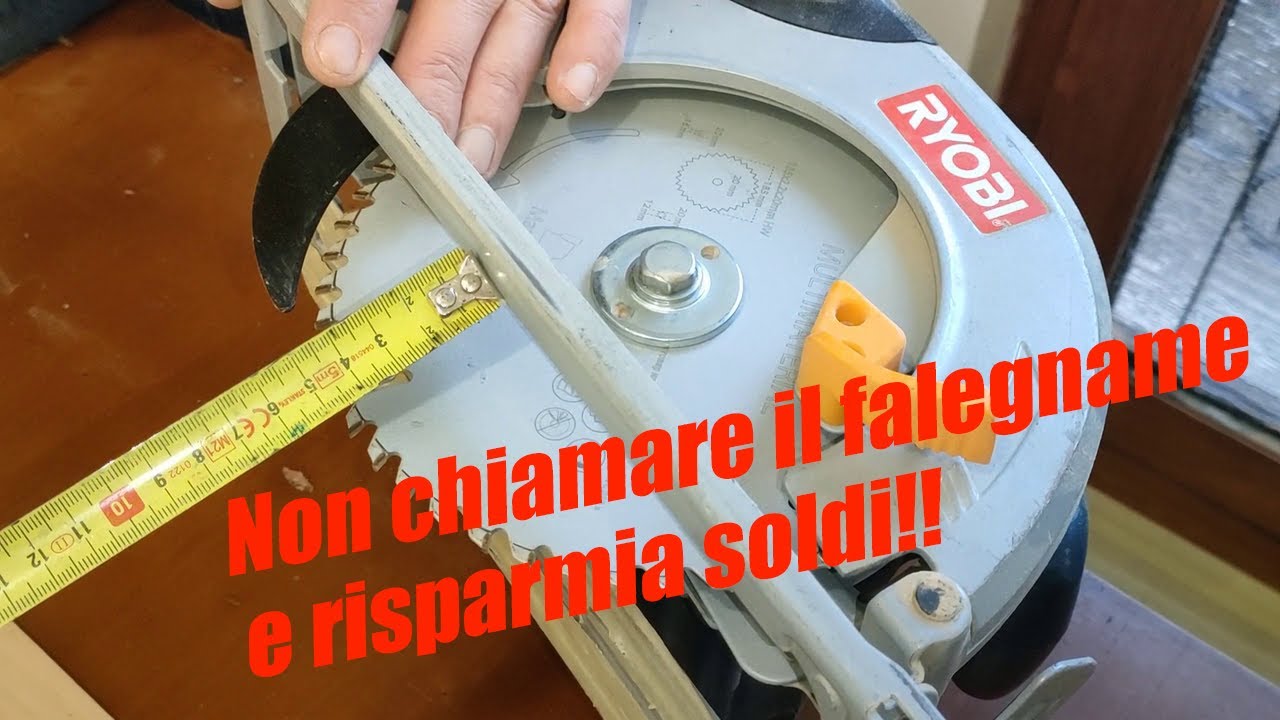 Tagliare senza scheggiature le porte interne!!