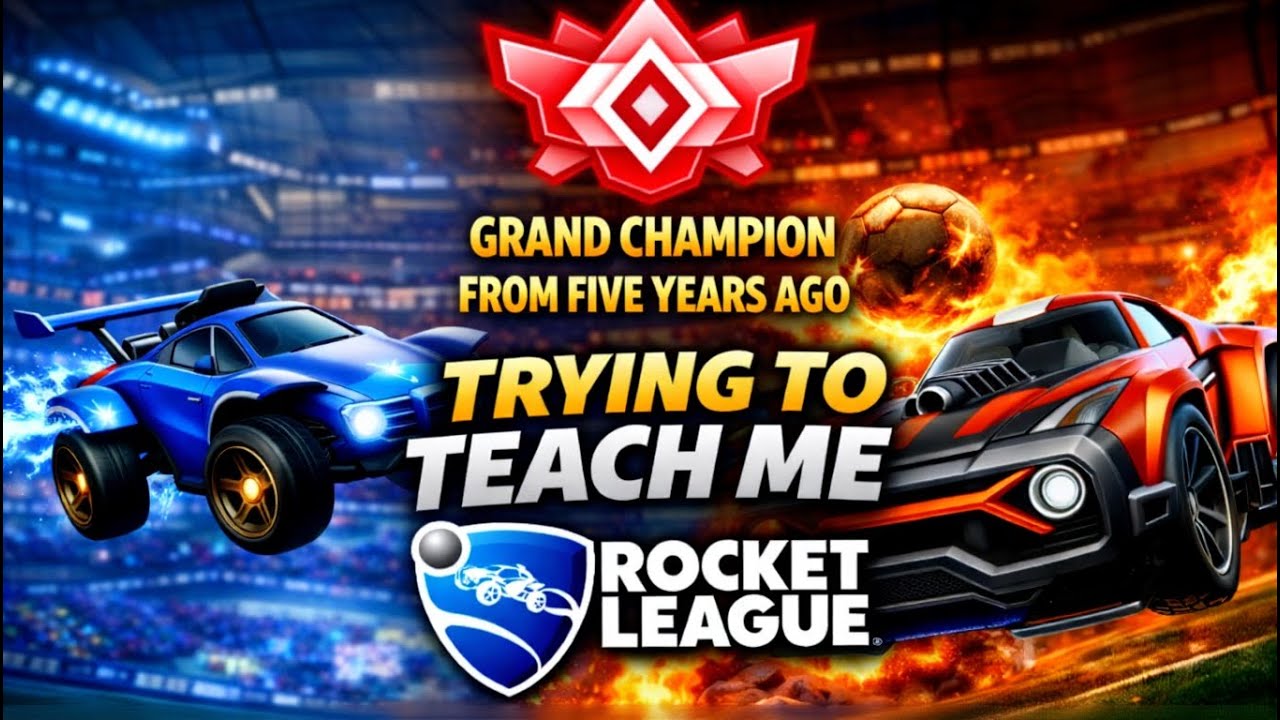 A Former Grand Champion From Five Years Ago Tries to Teach Me Rocket League
