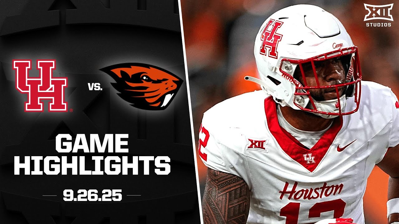 Houston vs. Oregon State Game Highlights | 2025 Big 12 Football