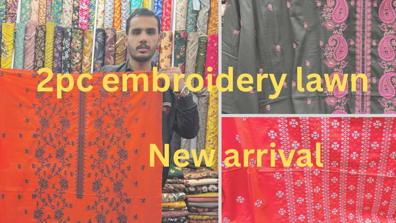 GUL fabric 2pc lawn embroidery suit 
