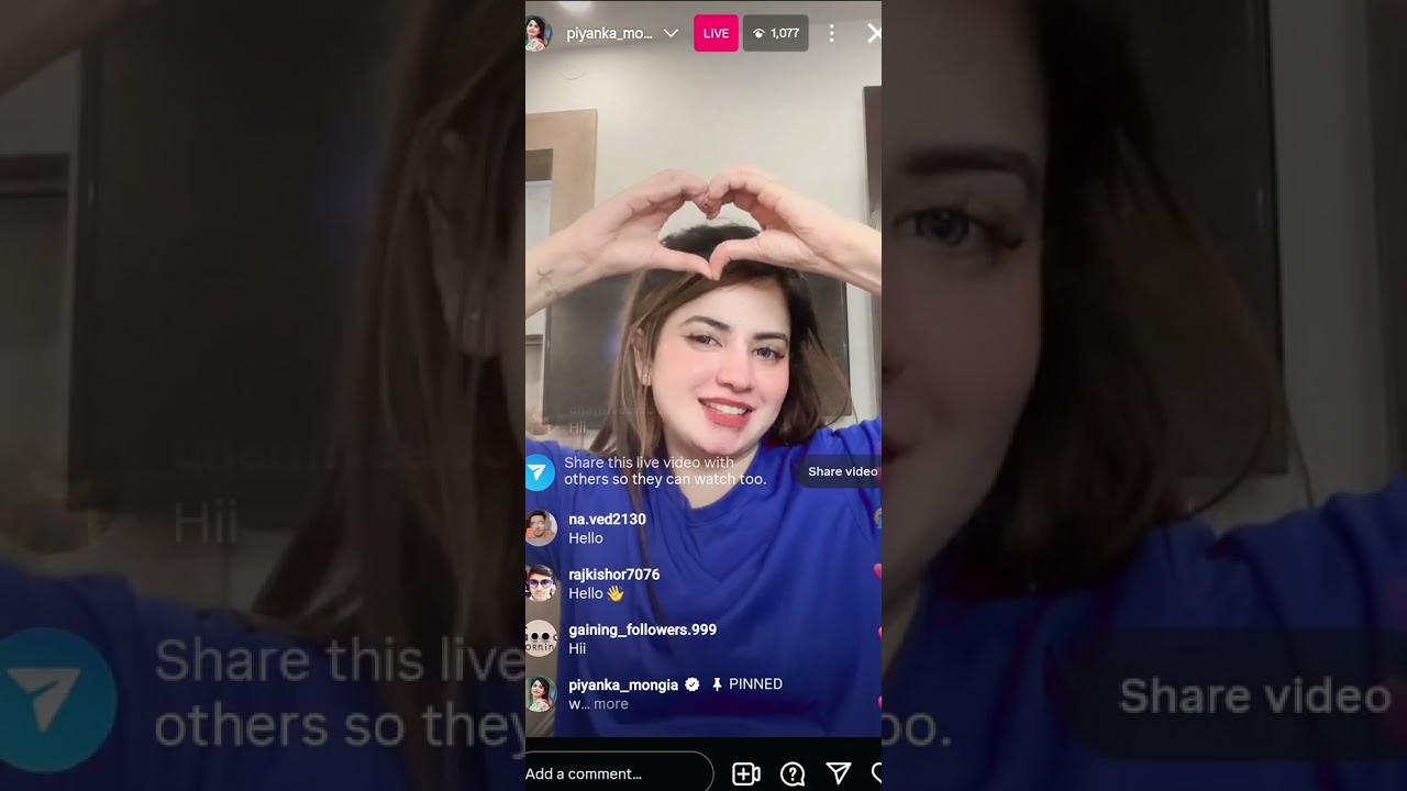 Priyanka Mongia on live Instagram #ytshorts #ytshortsindia #yttrending 