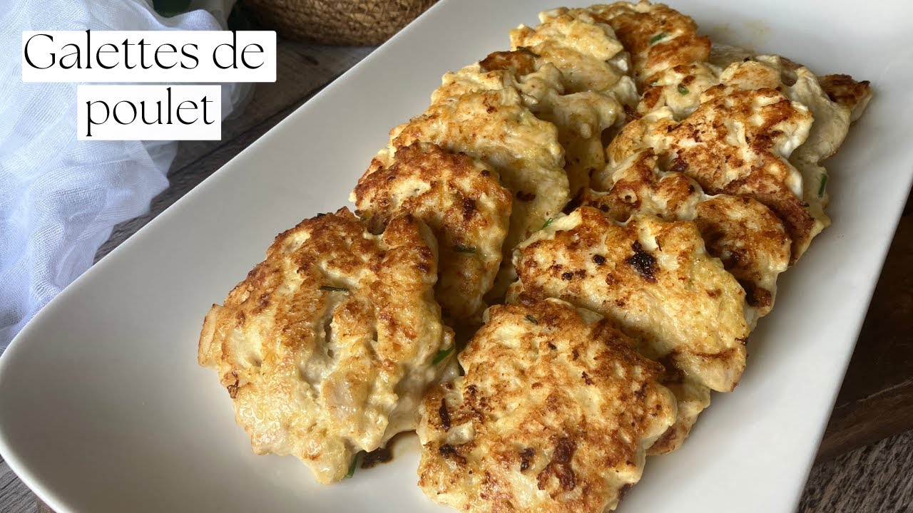 Galettes de poulet