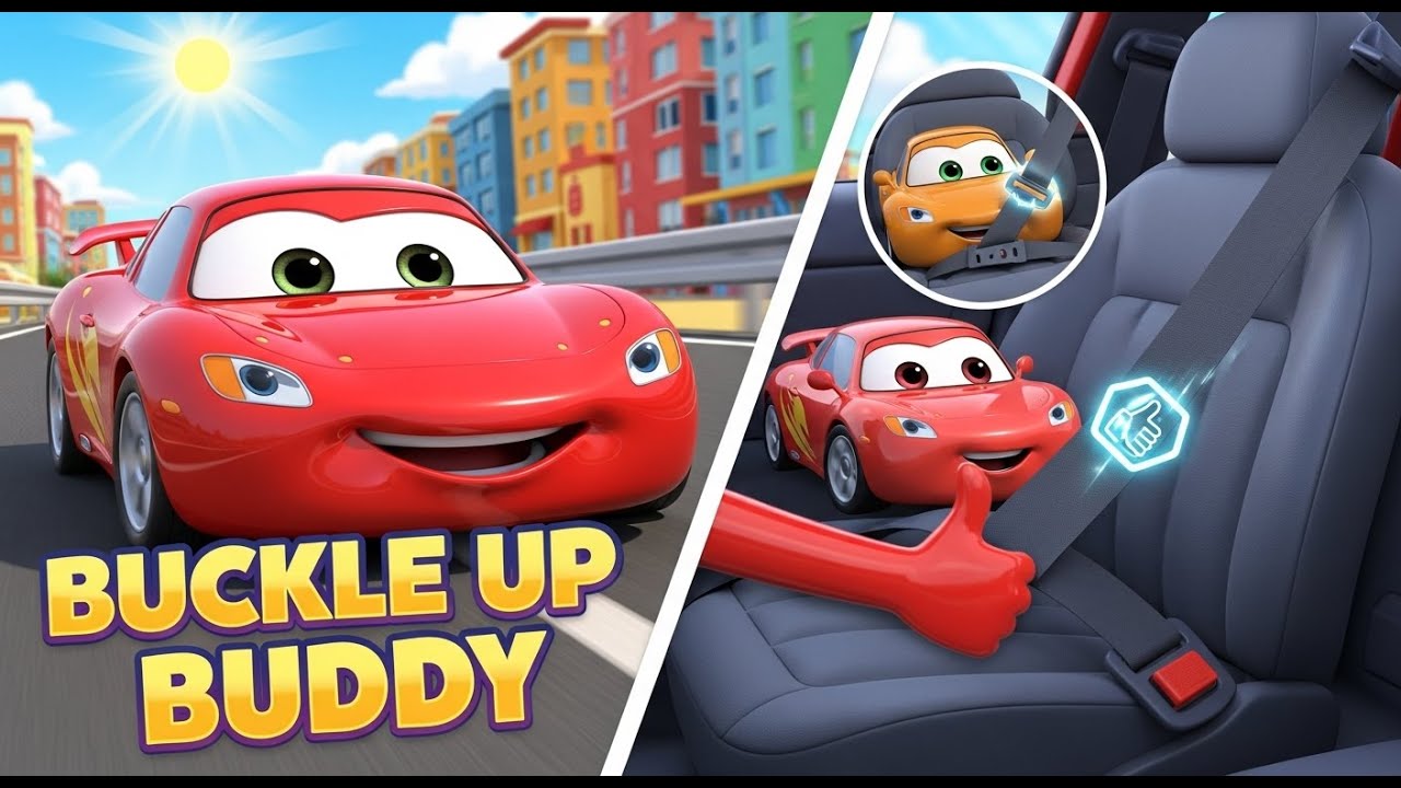 Buckle Up Buddy – Seatbelt Safety Adventure🚗🛡️