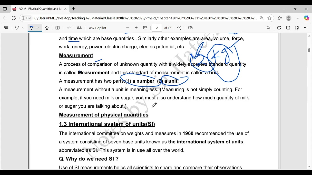 Ch #1 new 9th Physics  2025