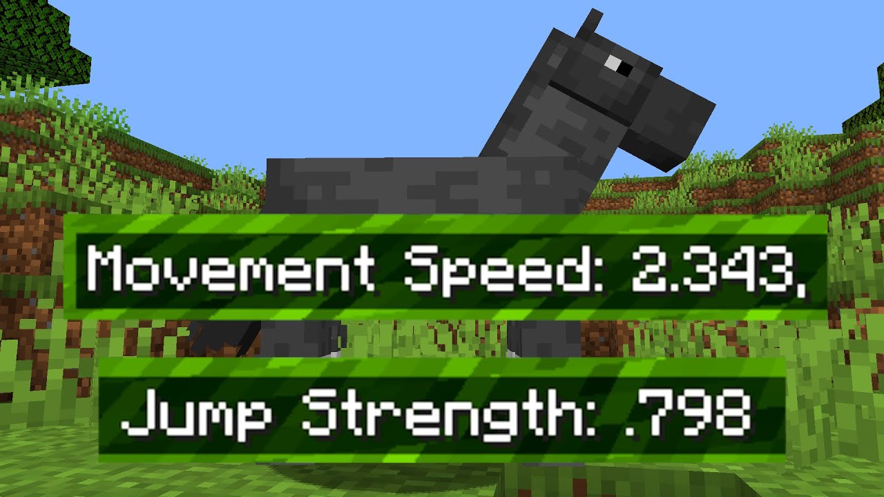 The Quickest Way to See a Horse's Stats in Minecraft! (No Mods/Datapacks, 1.13-1.16+)
