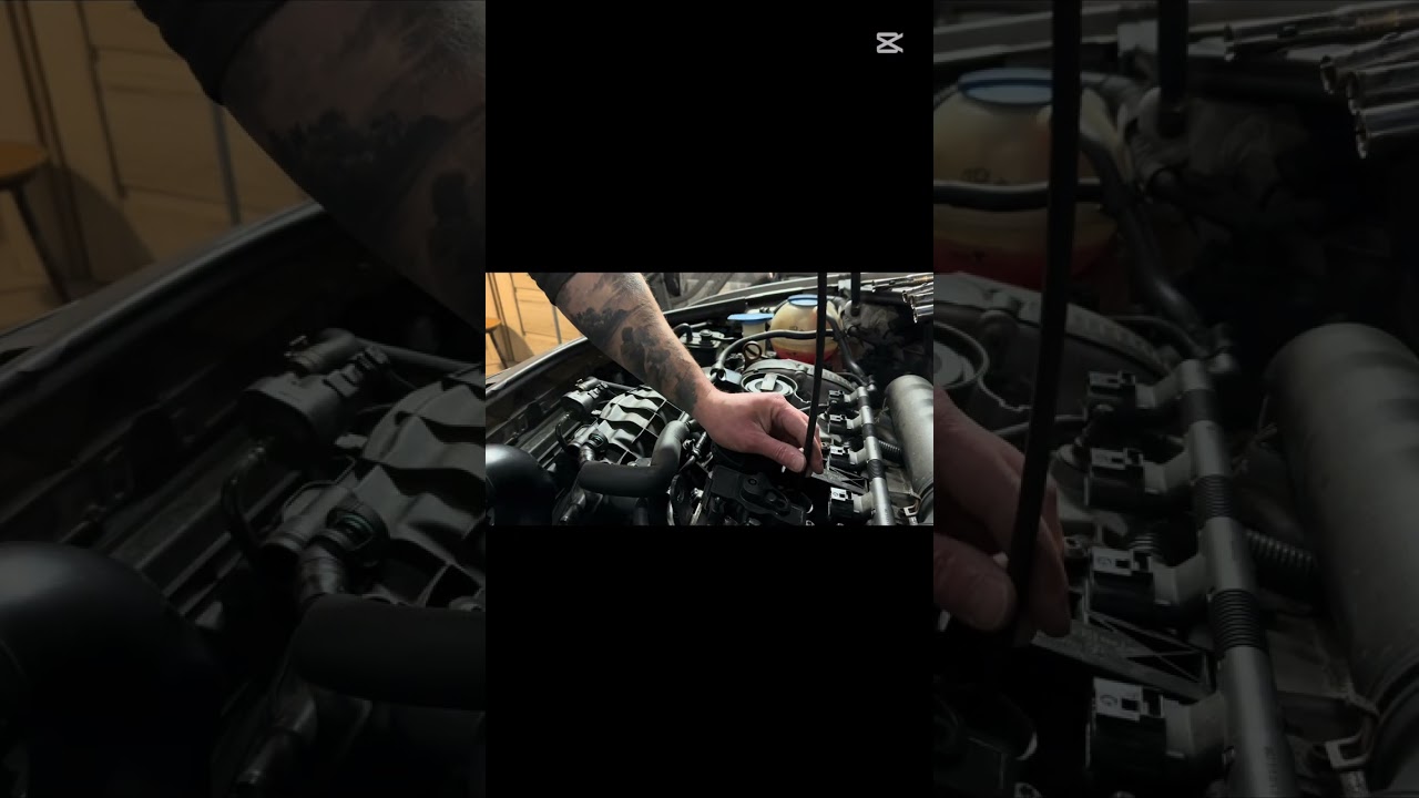 Forte valve cleaner na tłoki w tfsi Audi, sprawdzenie endoskopem, zmiękczanie nagaru w silniku