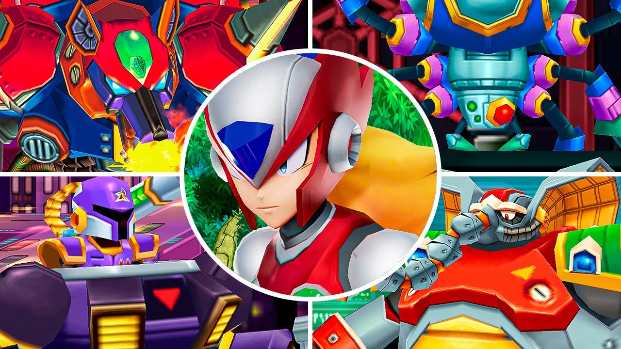 Megaman Maverick Hunter X — все боссы и концовка | 4K 60 кадров в секунду