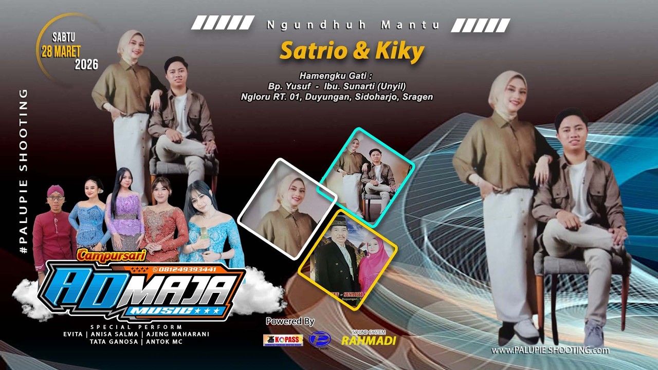 LIVE  NGUNDHUH MANTU SATRIO & KIKY // ADMAJA MUSIK // RAHMADI AUDIO // NGLORU,  28 MARET 2026