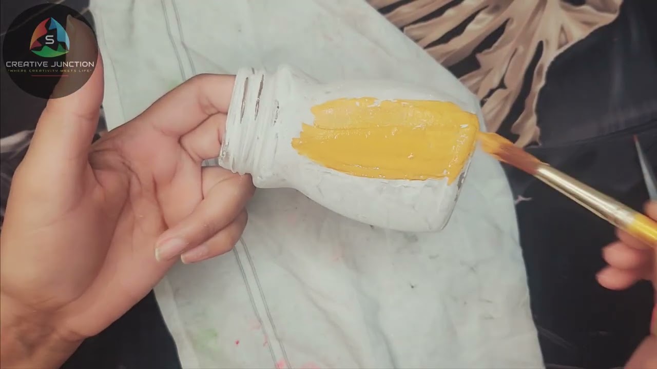 Beautiful DIY Flower Pot Making! 🌸 | S Creative Junction