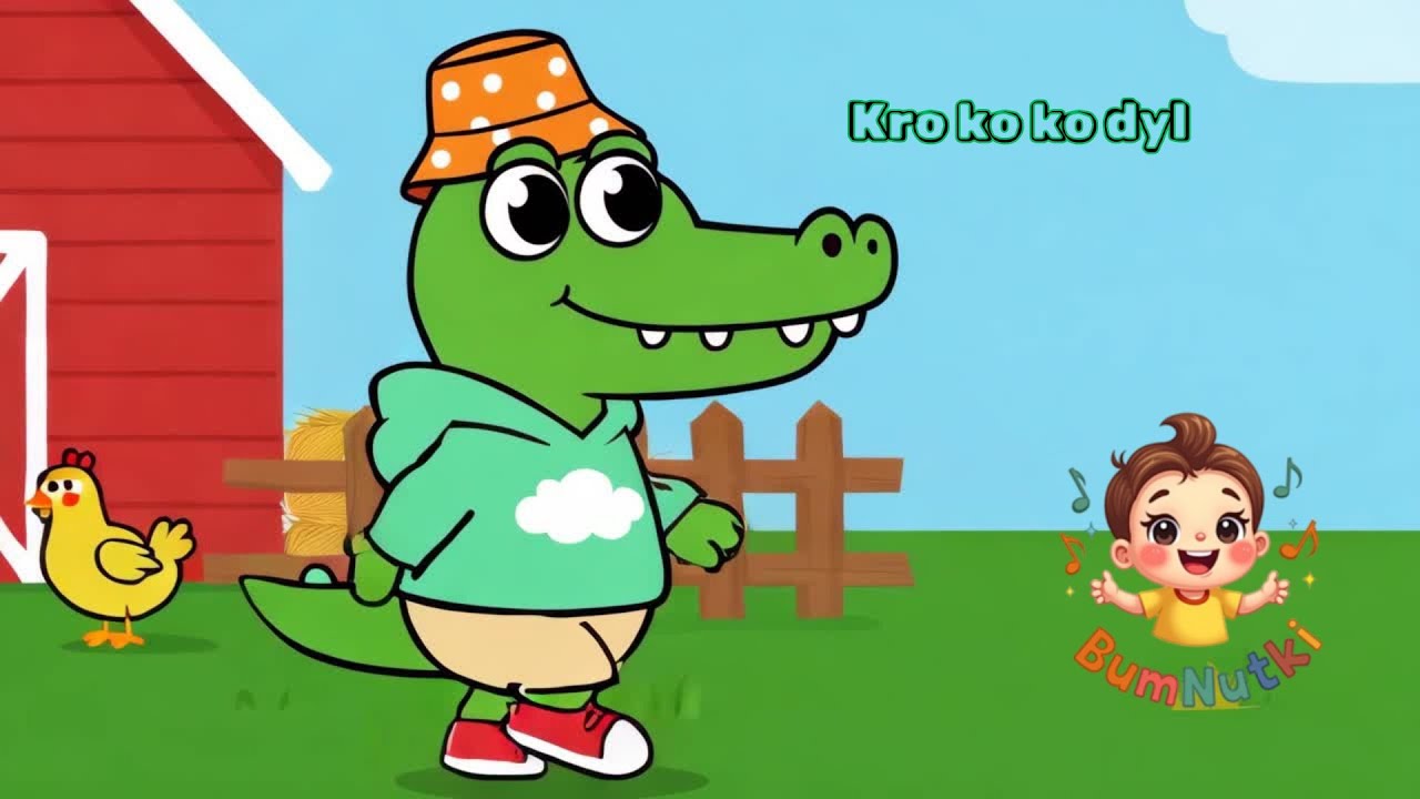 Kro ko ko dyl – Piosenka o krokodylu 🐊💚🎶
