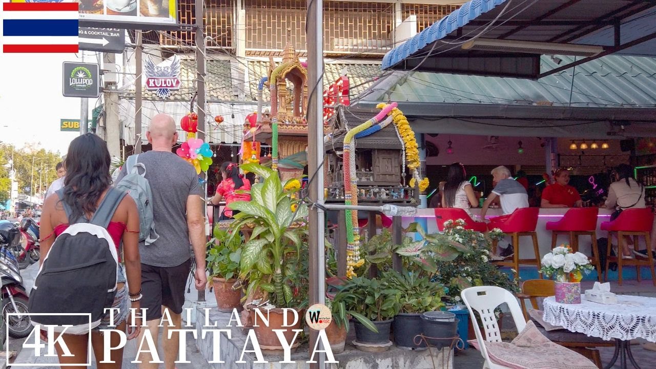 A Busy Day in Pattaya - Thailand Local Daily Life - City Center 4K 🇹🇭