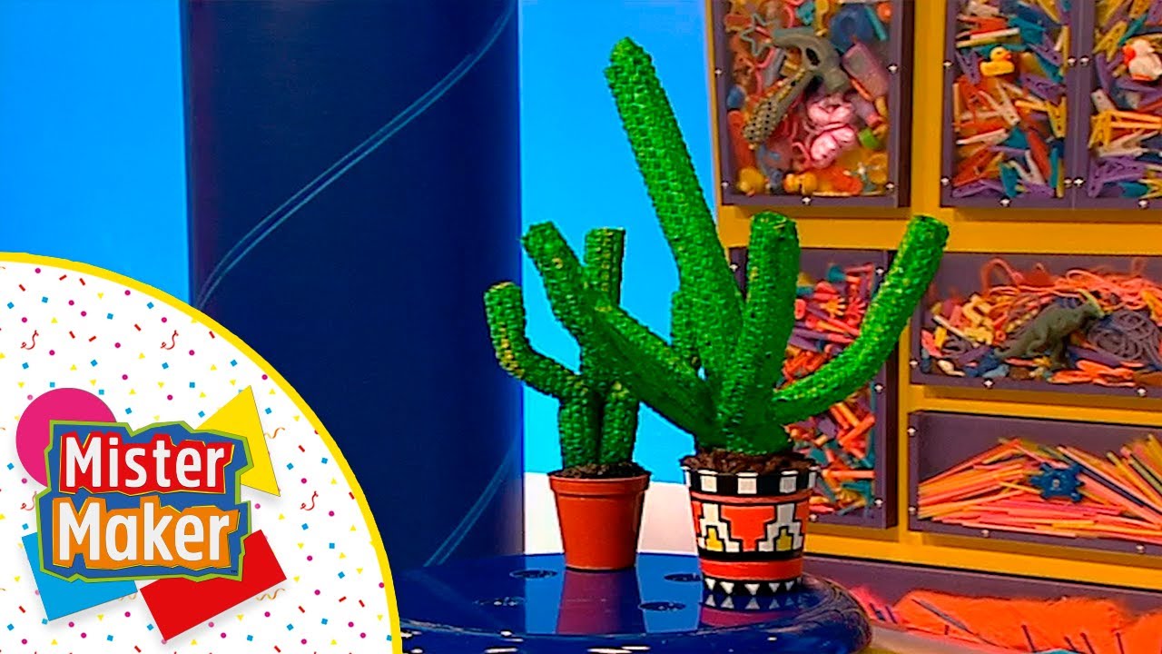 Um cacto com plástico 🌵 | MISTER MAKER em PORTUGUÊS