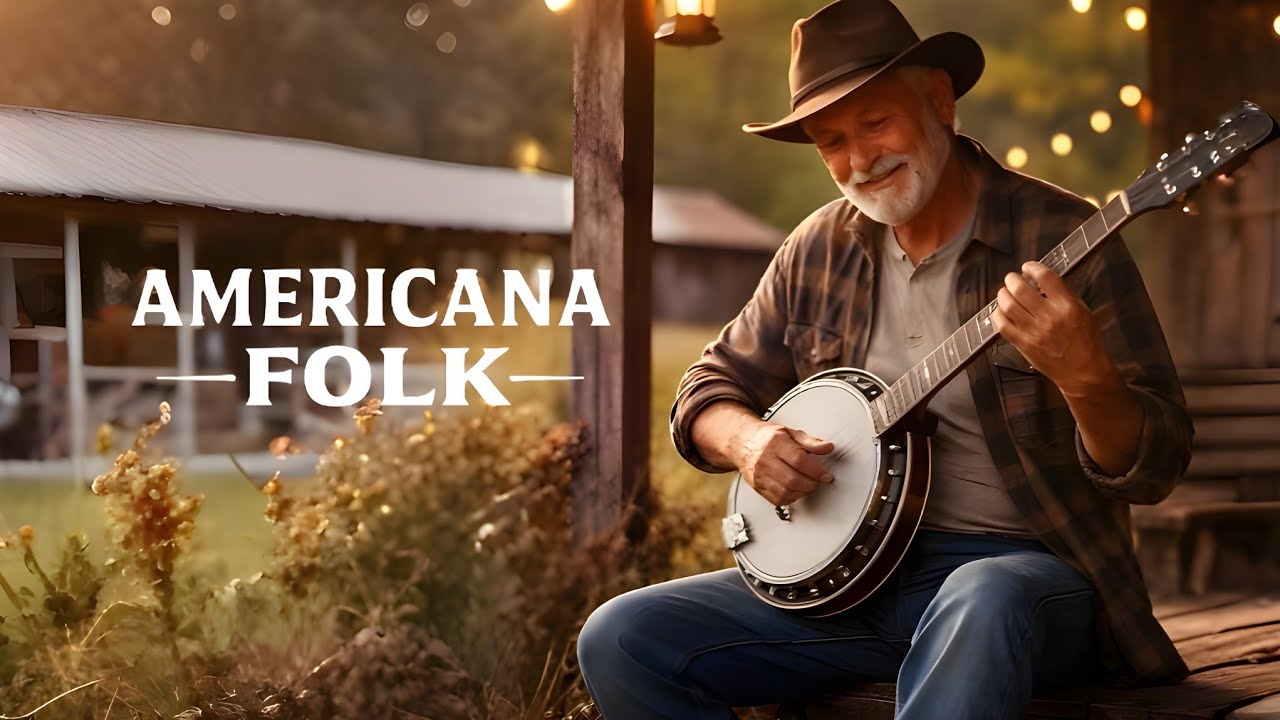 Country Folk Banjo Instrumental | Warm, Calm & Happy Acoustic Music