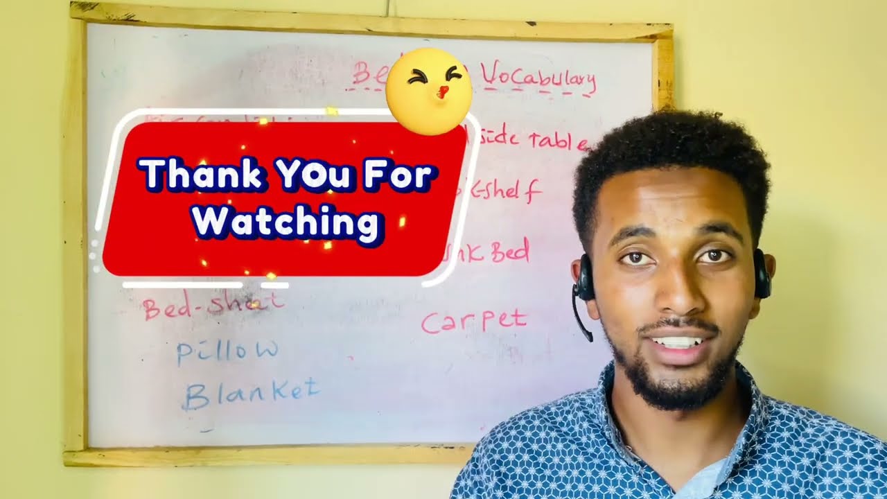 BEDROOM VOCABULARY IN (OROMIC)AFAN OROMO⌛️⌛️⌛️