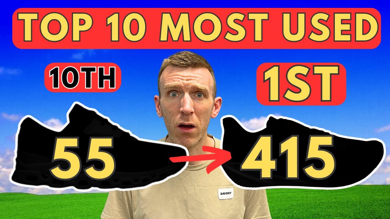 Top 10 Most Used 2023 Running Shoes