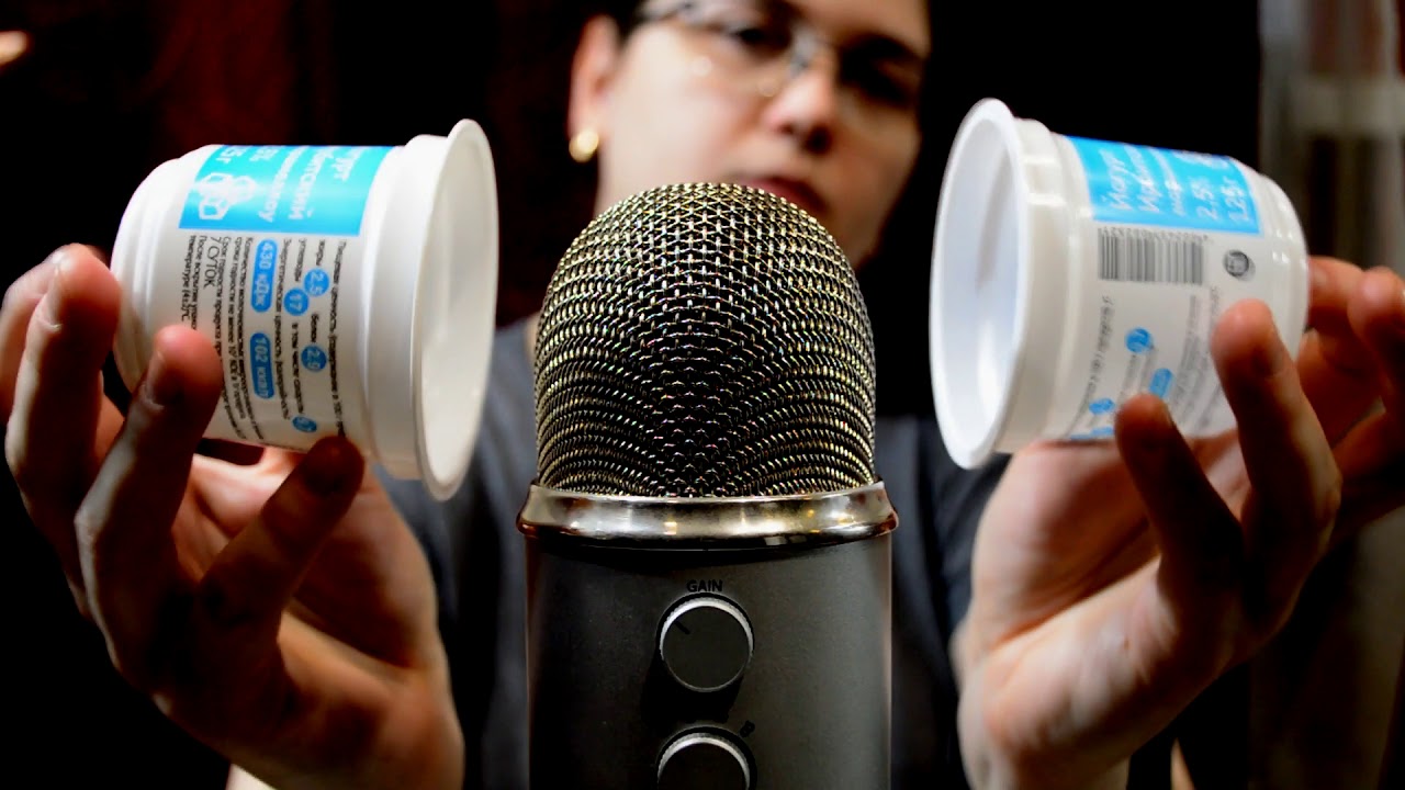 АСМР Звуки рук, плеск воды, стаканчики 93 / ASMR Hands sounds, water, plastic cups