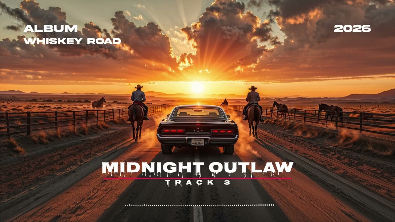 MIDNIGHT OUTLAW 🔥 Hard Country Rock | Roadtrip & Highway Music