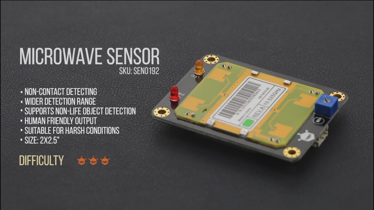 We've Got A New Toy! - Digital Microwave Sensor (SEN0192) - Mar2016