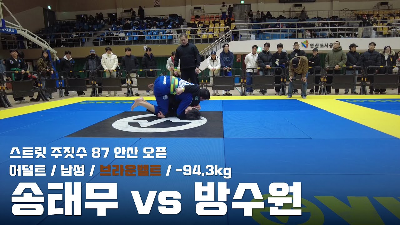 스트릿주짓수 87 안산 오픈 / 어덜트 남성 브라운벨트 -94.3kg / 송태무 vs 방수원