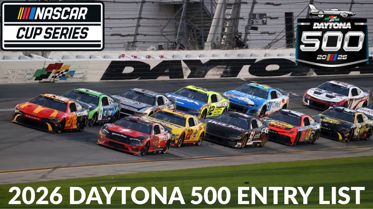 2026 Daytona 500 Entry List