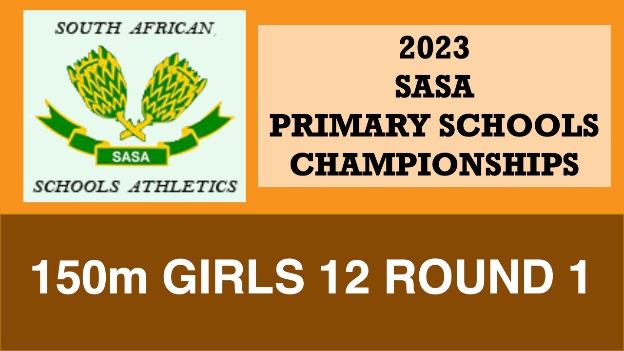 150m Girls 12 Round 1 - 2023 SASA Primary Schools Championships, Pietermaritzburg