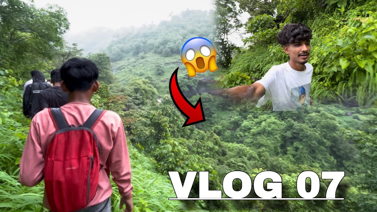 Aaj gelo waterfall friends sobat 🥶 || Hidden waterfall || NERAL ￼MATHERAN 📍|| VLOG 07 #vlog