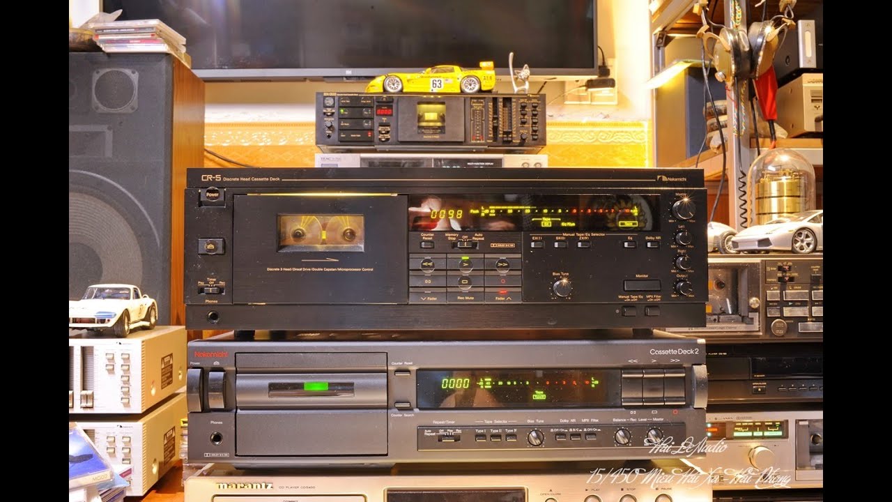 Giới thiệu đầu Nakamichi CR-5 một trong những đầu Cassette Deck thuộc hàng cao cấp của Nakamichi
